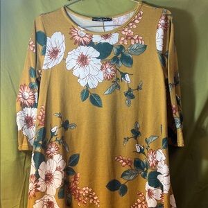 Acting Pro Los Angeles Printed Dress